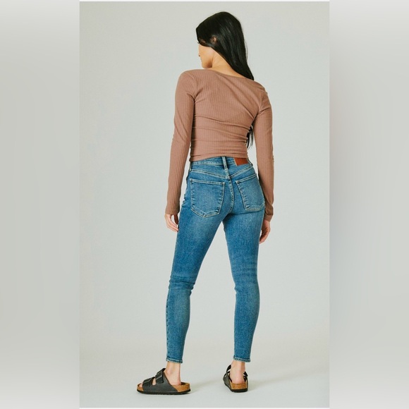 Lucky Brand High Rise Bridgette Skinny Jeans - Picture 3 of 9
